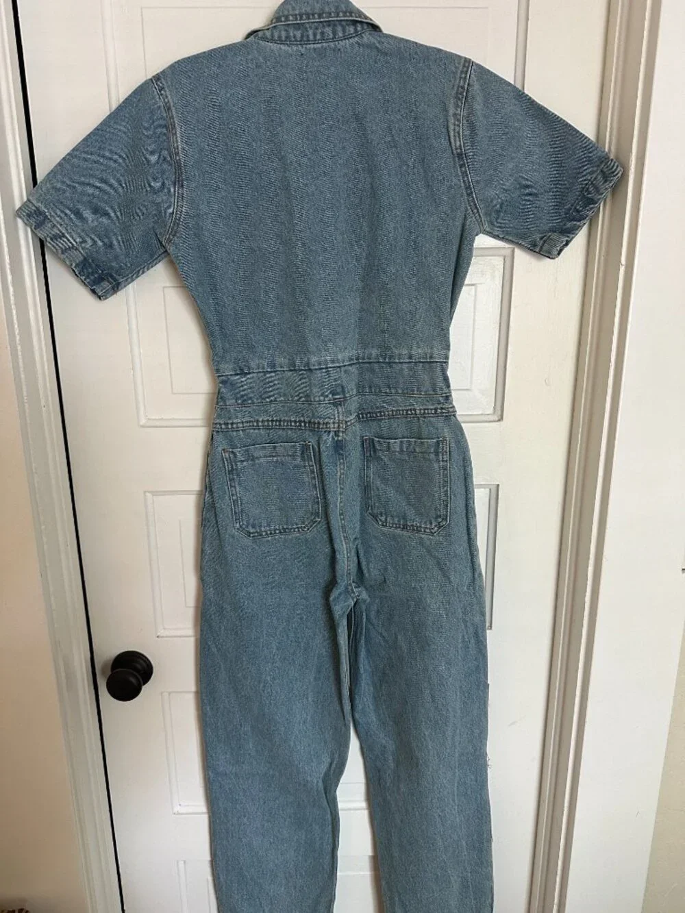 Nasty Gal Denim Jumpsuit - Picture 2 of 3